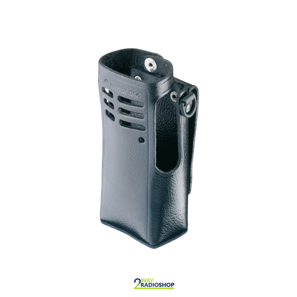 Motorola - Leather Carry Case with Belt Loop for Non Keypad Models(for radios with slim Lithium Ion battery)