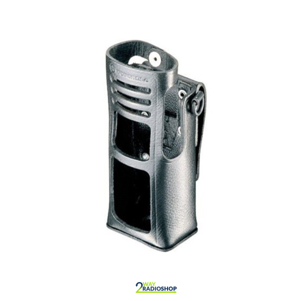 Motorola - Leather Carry Case with Belt Loop for Keypad Models(for radios with slim Li-Ion battery)