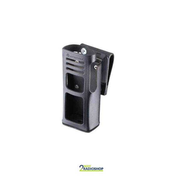Motorola - Leather Carry Case with Swivel Belt Loop(for Radios with slim Li-Ion battery)